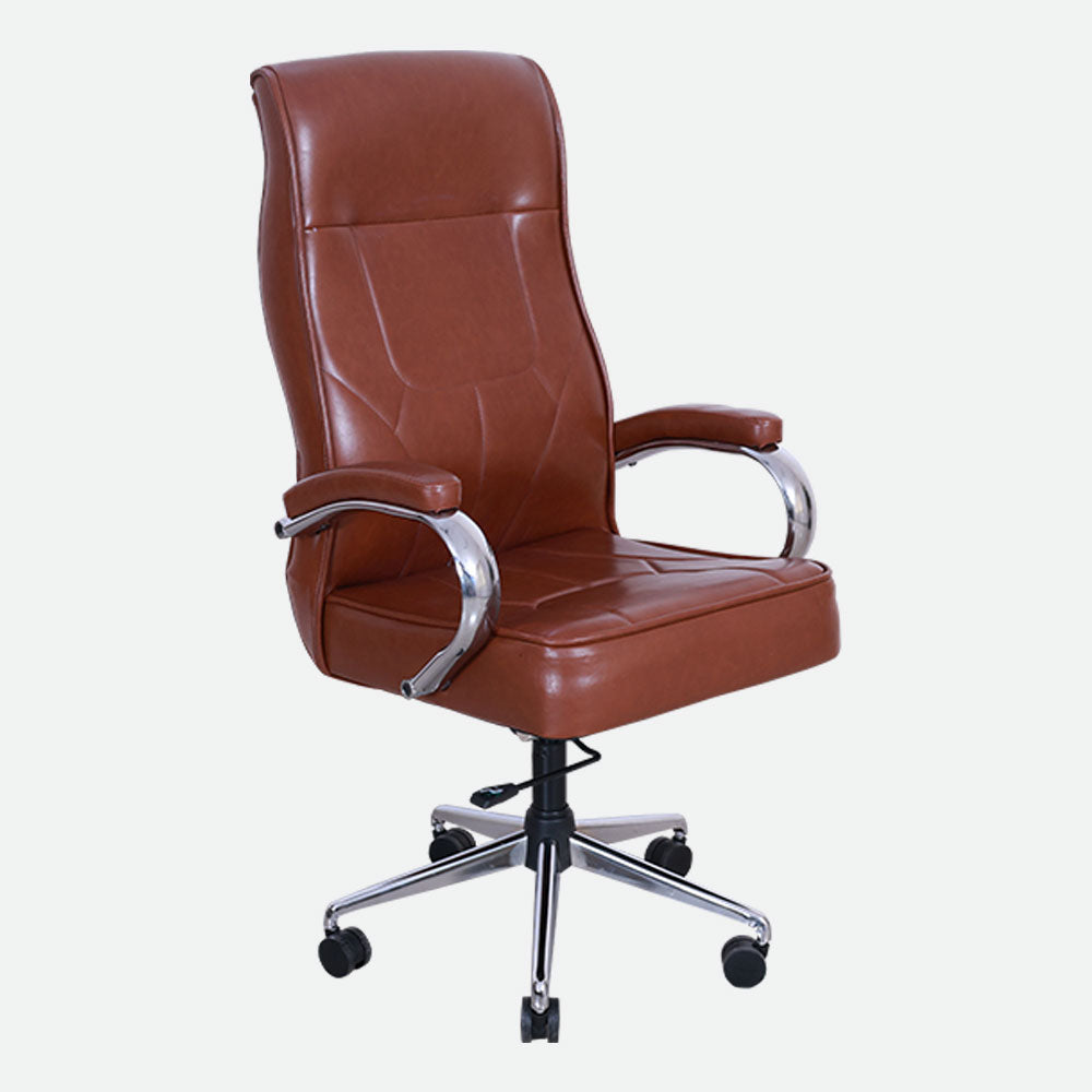 MAARK HIGH BACK OFFICE CHAIR MAXUS BROWN IAFA