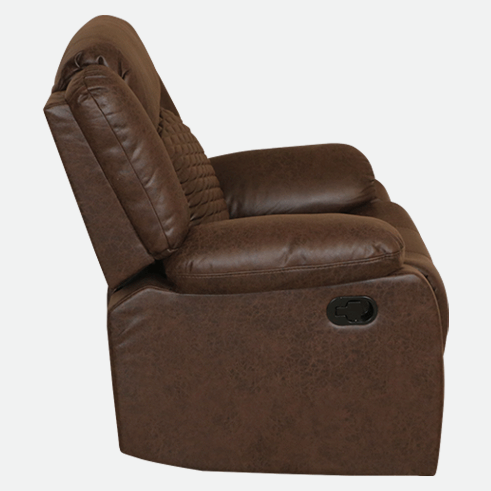 MAARK MANUAL RECLINER FABRIC SOFA SINGLE SEATER WAVE-6609 HT