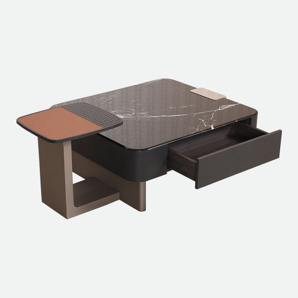 MAARK MARBLE TOP COFFEE TABLE CJ3307 HT