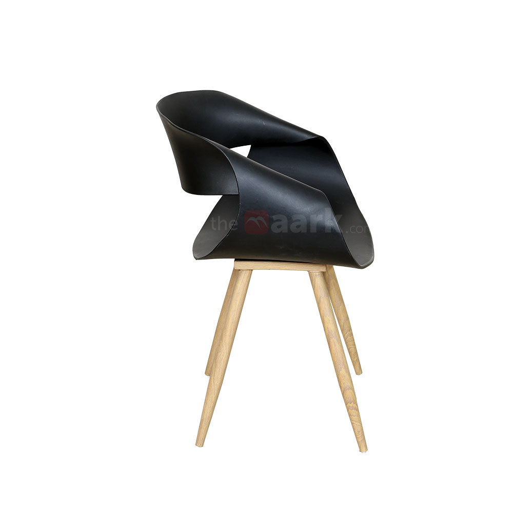 MAARK CAFE CHAIR TULIP METAL LEG ER