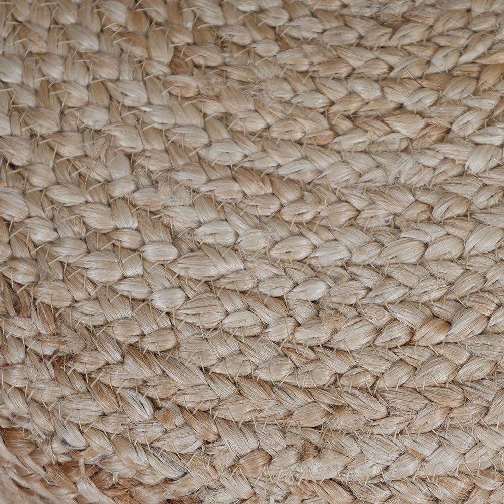 MAARK ROUND JUTE POUF BEIGE 40*40*40