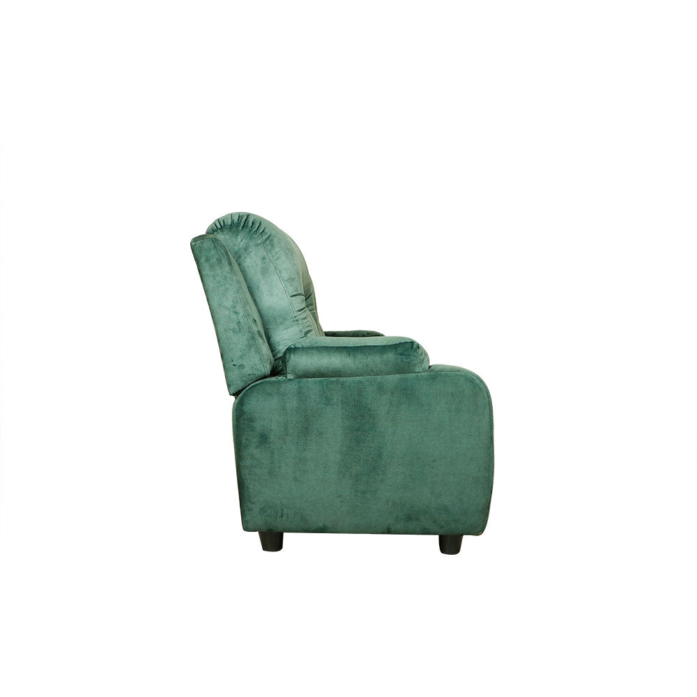 MAARK FABRIC THREE SEATER SOFA AMERICAN GREEN COLOUR