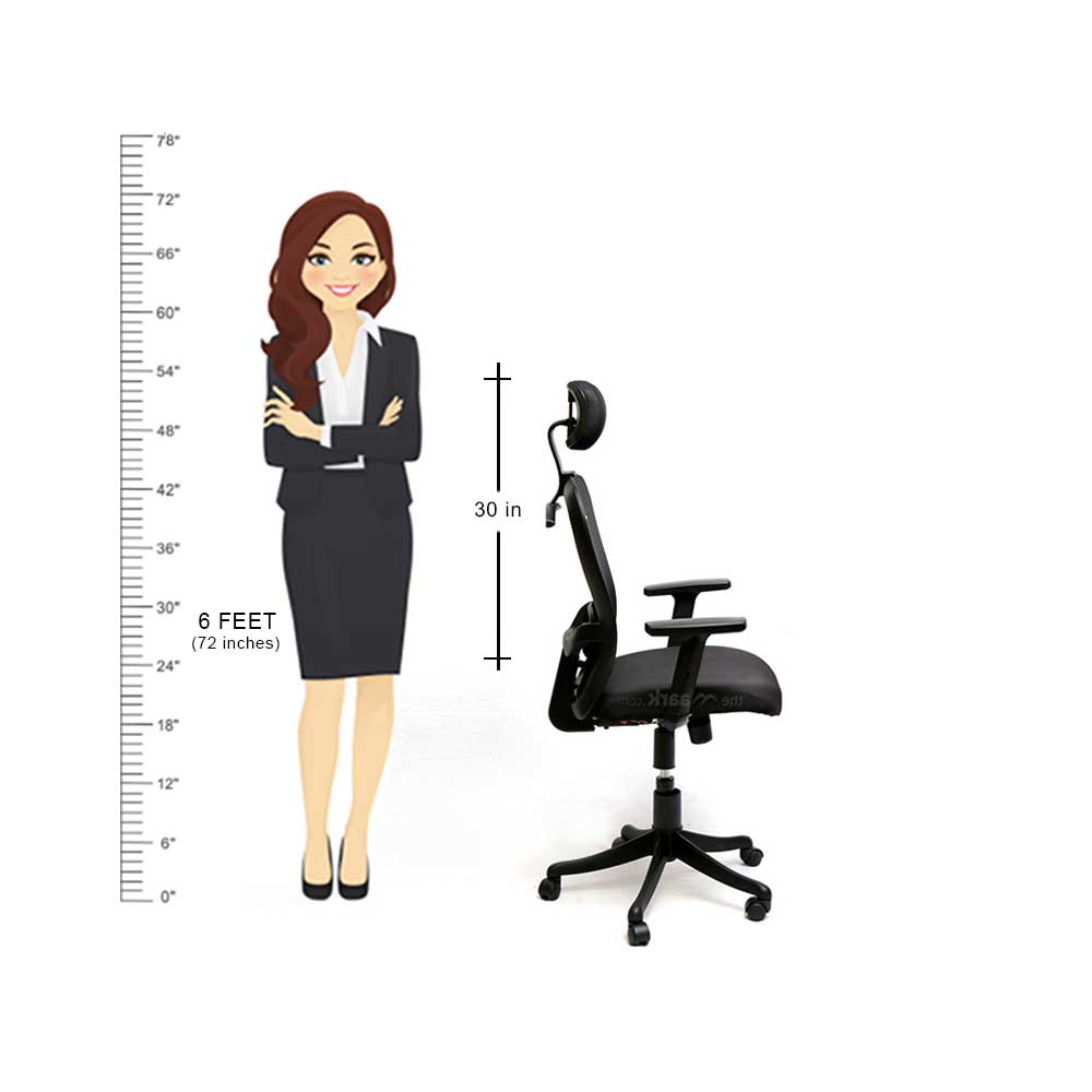 MAARK HIGH BACK OFFICE CHAIR DUNE MS 013 DH