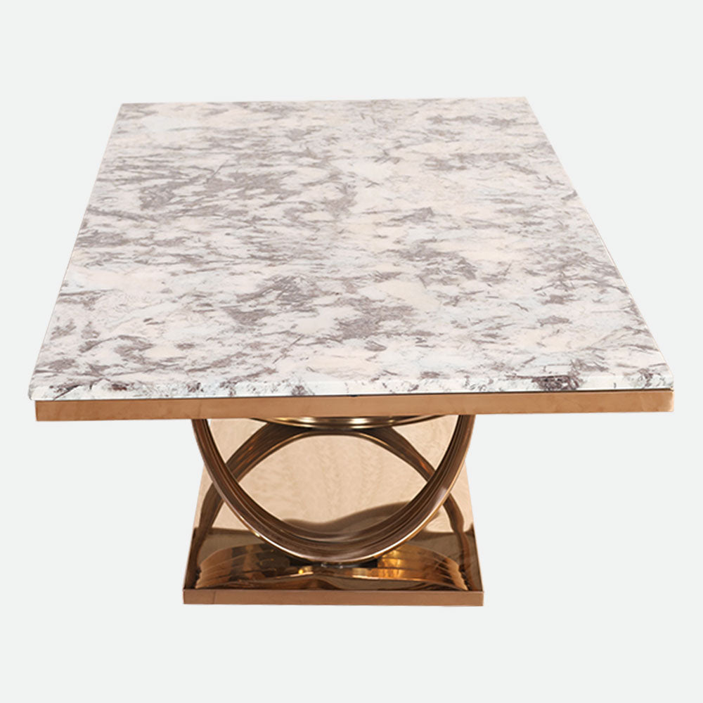 MAARK MARBLE TOP COFFEE TABLE CTM-W42 HT