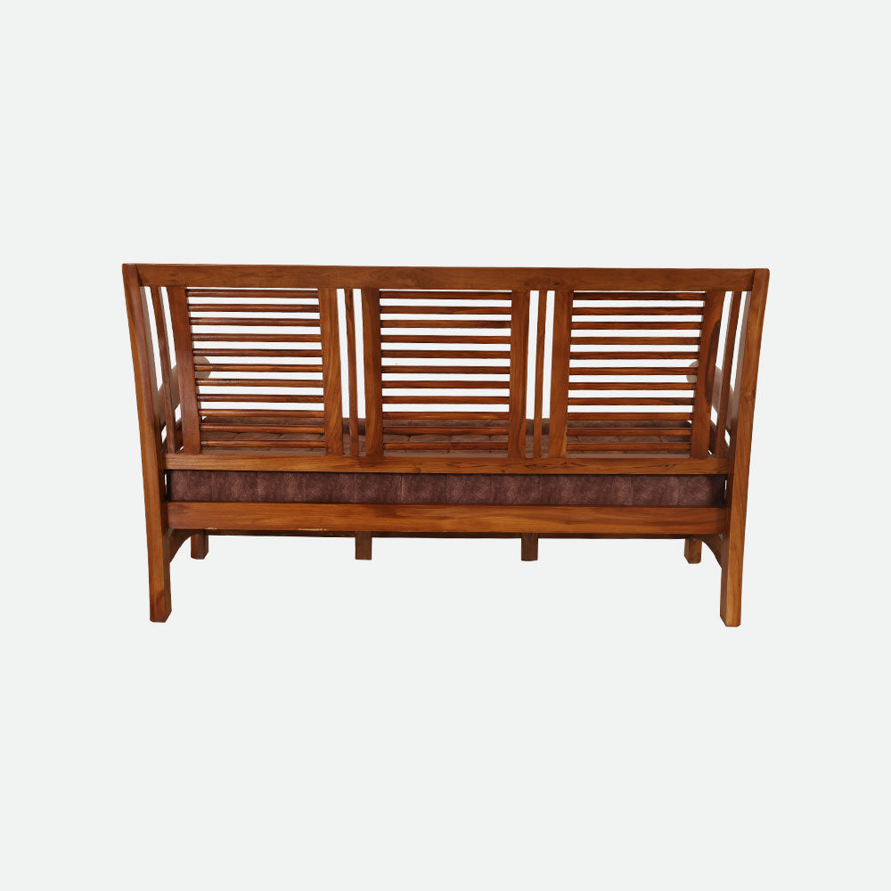 MAARK WOODEN SOFA SET (3+1+1) S-28 WCF