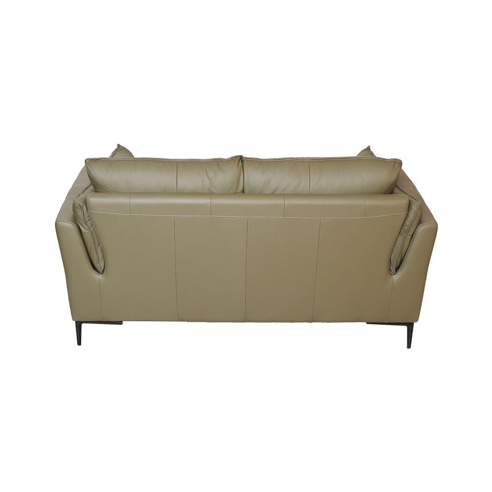 MAARK LEATHER SOFA SET (3+2) 6015 OLIVE GREEN ML