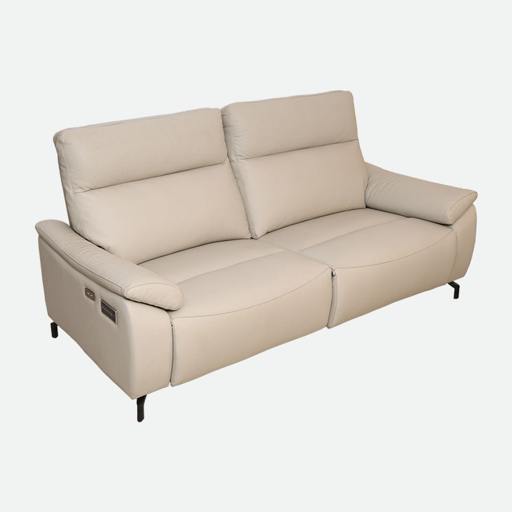 MAARK MOTORIZED RECLINER LEATHER SOFA SET (3R+2R+1R) 6022-BEIGE HT