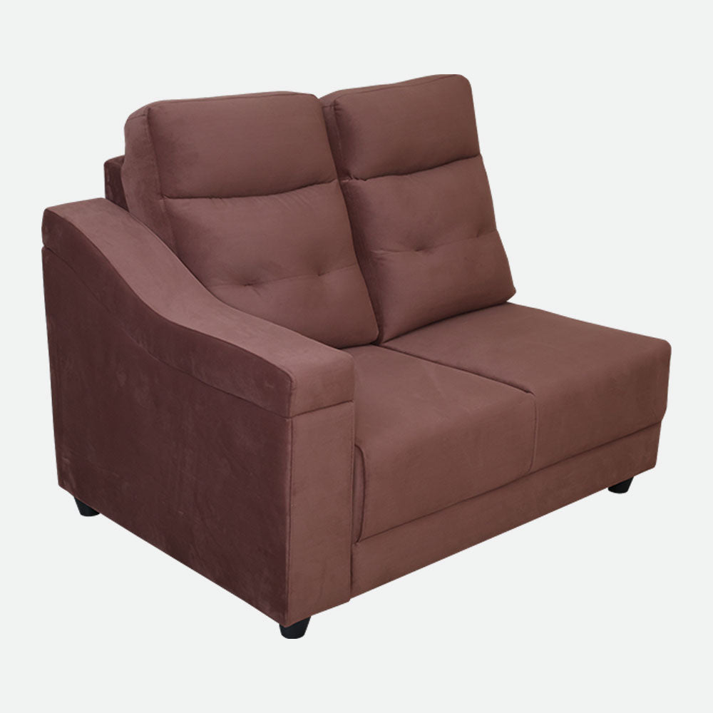 MAARK FABRIC CORNER SOFA 5 SEATER PLATINA