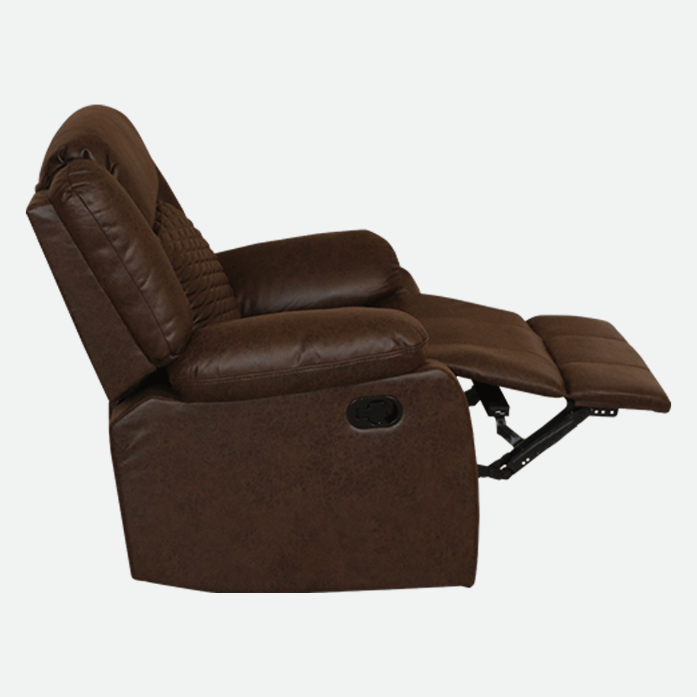 MAARK MANUAL RECLINER FABRIC SOFA SINGLE SEATER WAVE-6609 HT