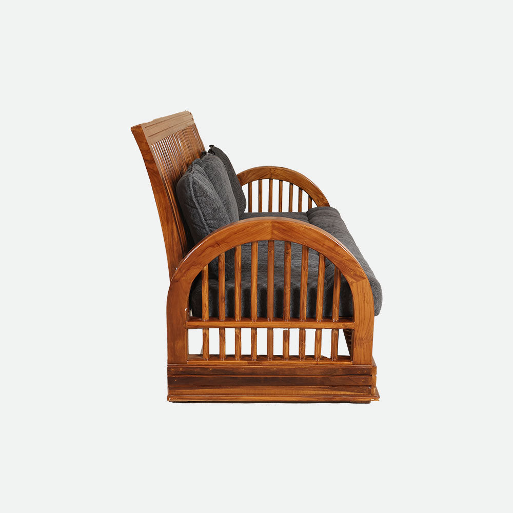 MAARK WOODEN SOFA SET (3+1+1) S-24 WCF