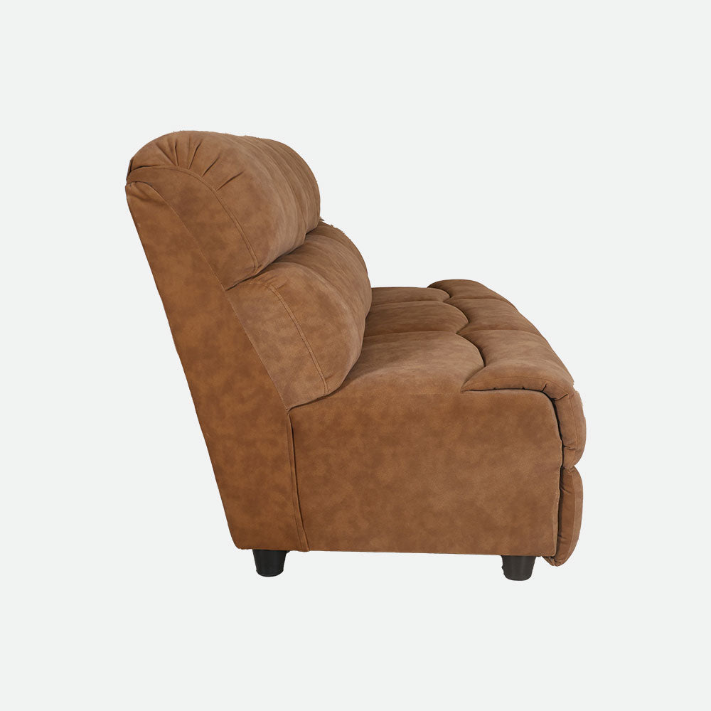 MAARK CORNER MANUAL RECLINER FABRIC SOFA 5 SEATER WITH DIWAN F211