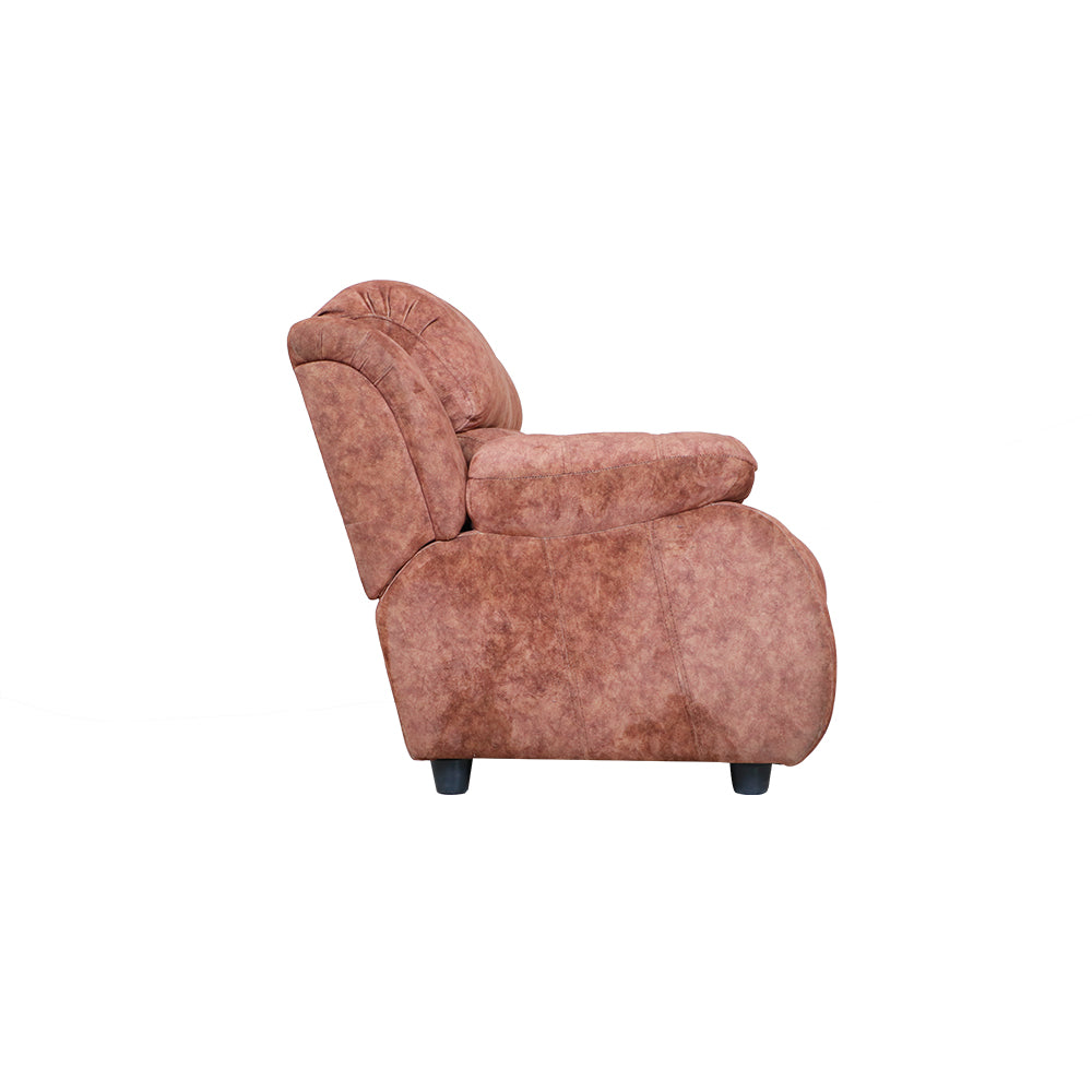 MAARK MOTORIZED RECLINER FABRIC SOFA SET (3+1R+1R) BROWN COLOUR