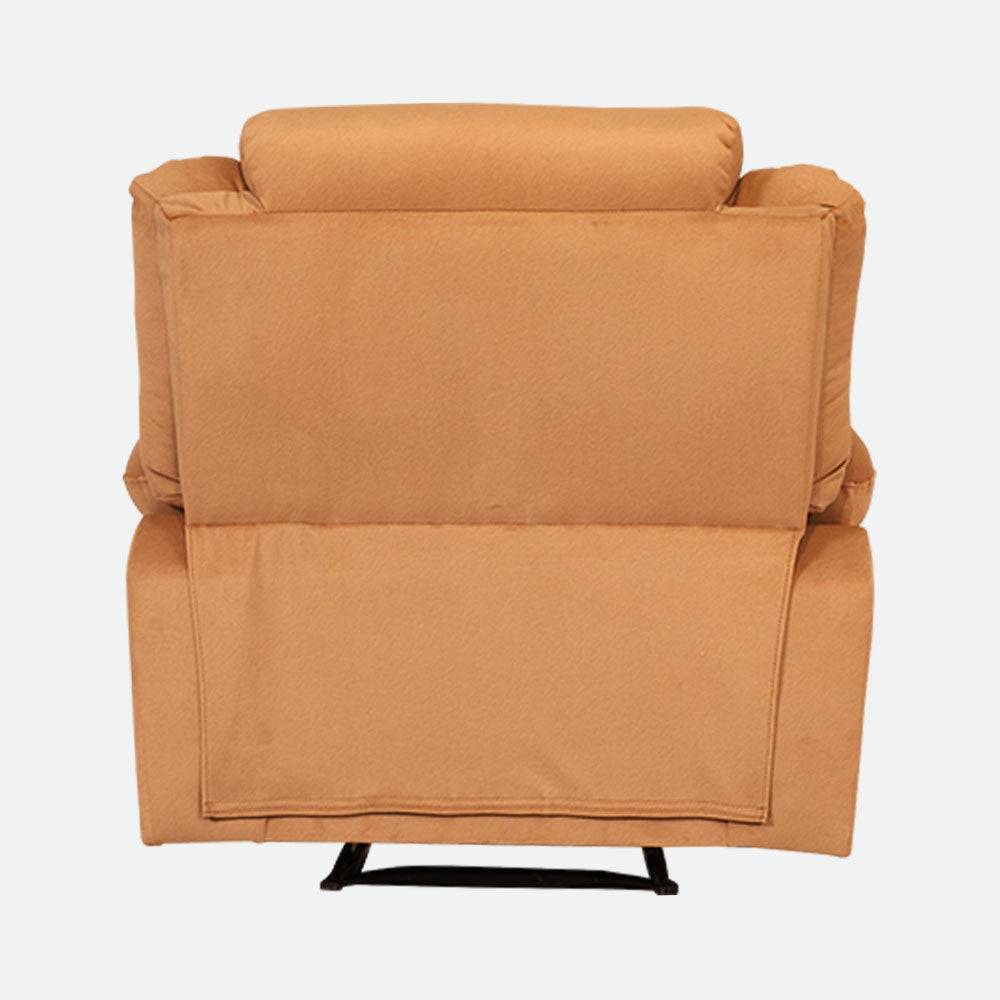 MAARK MANUAL RECLINER FABRIC SOFA SINGLE SEATER WAVE