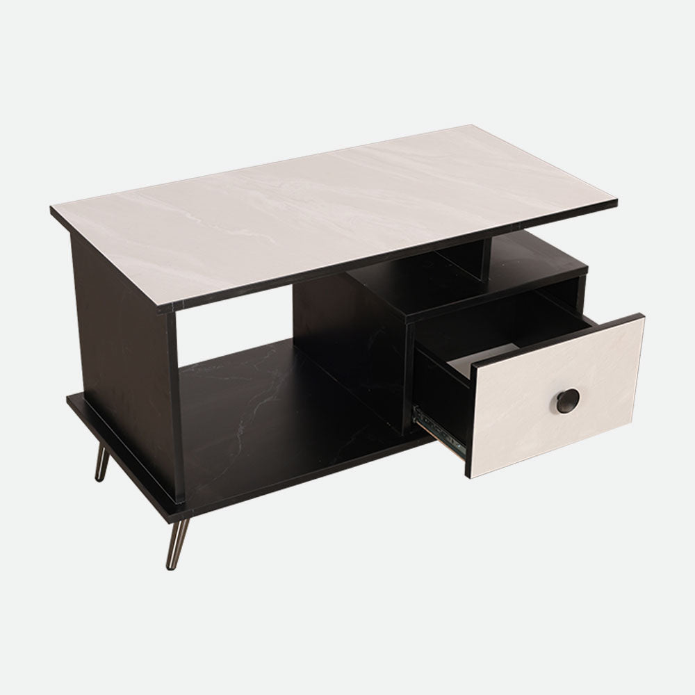 MAARK WOODEN FINISH COFFEE TABLE KUBERK