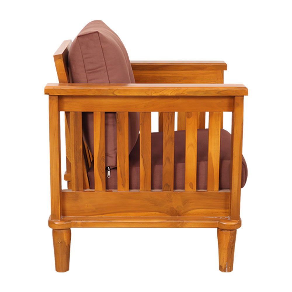 MAARK WOODEN SOFA SET (3+1+1) KIA