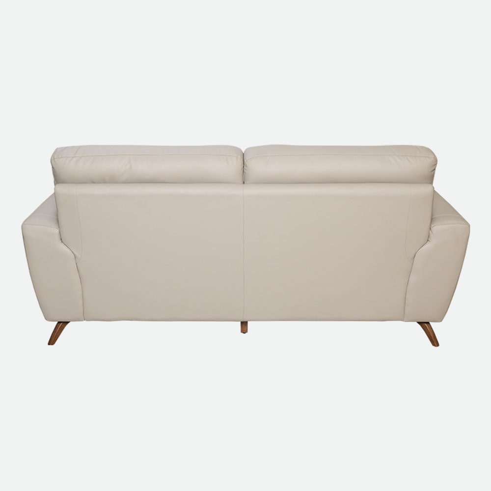 MAARK LEATHER SOFA SET (3+2+1) 9496 CREAM COLOUR HT