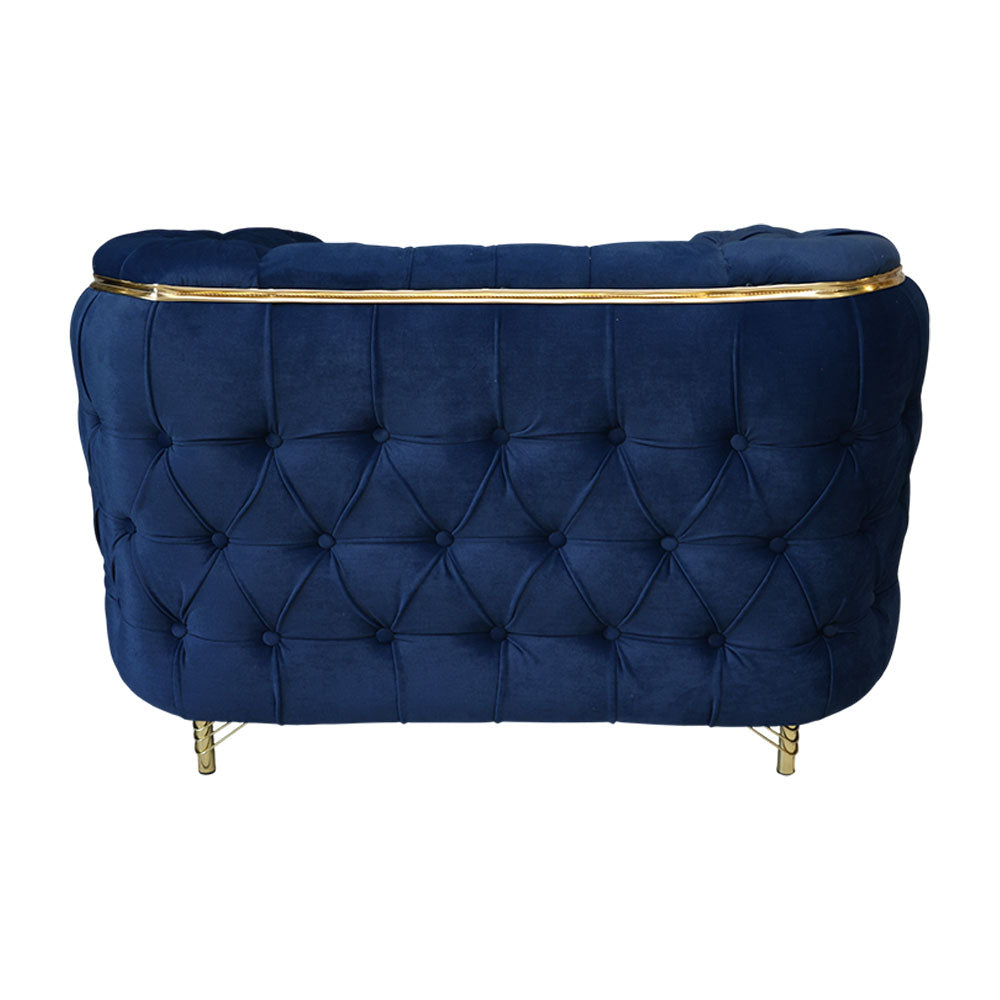 MAARK FABRIC SOFA SET (3+1+1) LUX BLUE COLOUR