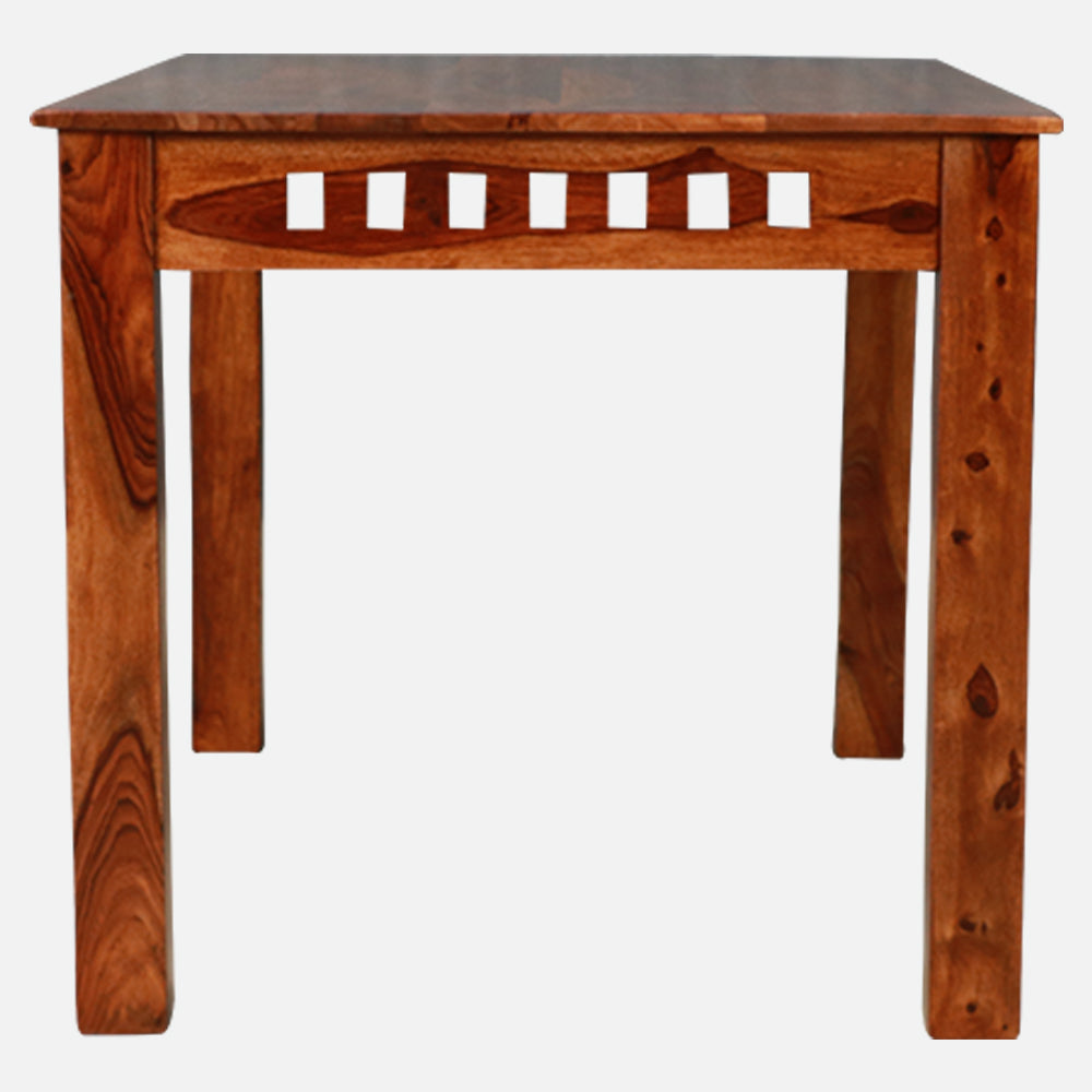 MAARK SHEESHAM WOOD 4 SEATER DINING SET (3.75*2.5) 1120 NATURAL FINISH SV