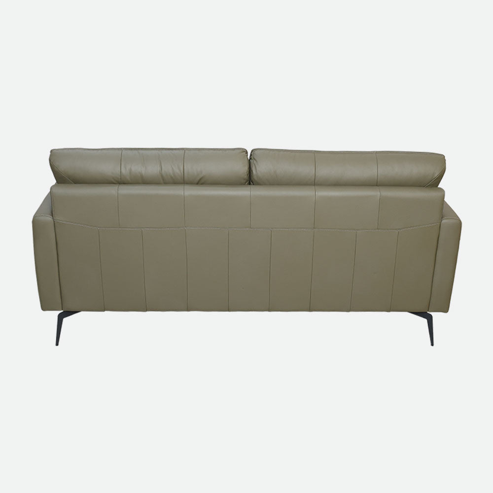 MAARK LEATHER SOFA SET (3+2) 6041 OLIVE GREEN ML