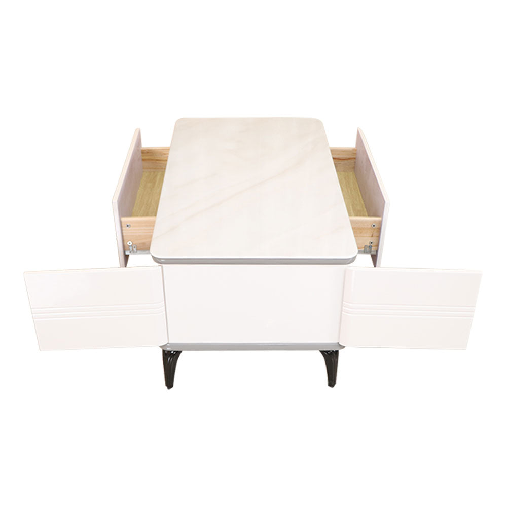 MAARK MARBLE TOP COFFEE TABLE 131 HT