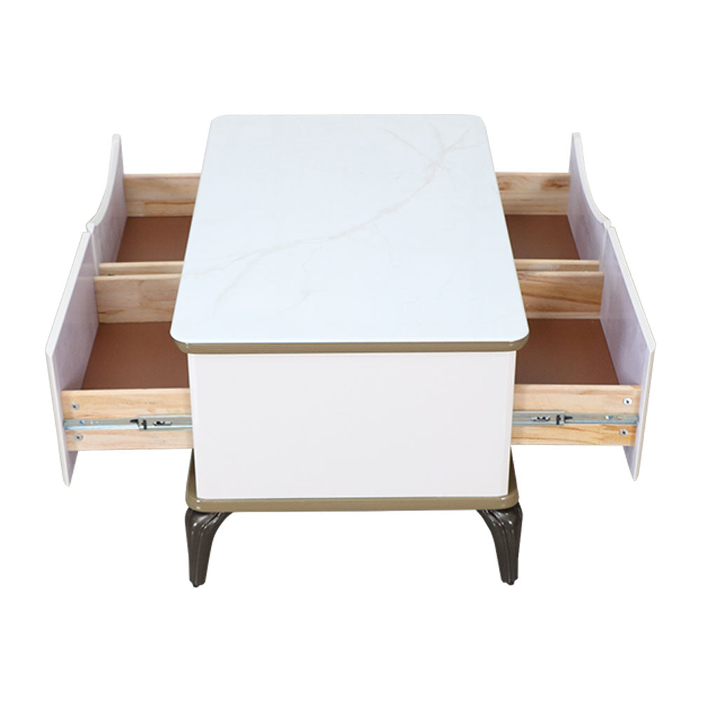 MAARK GLASS TOP COFFEE TABLE 161 HT