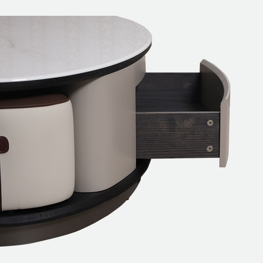 MAARK MARBLE TOP COFFEE TABLE CJ3521 HT
