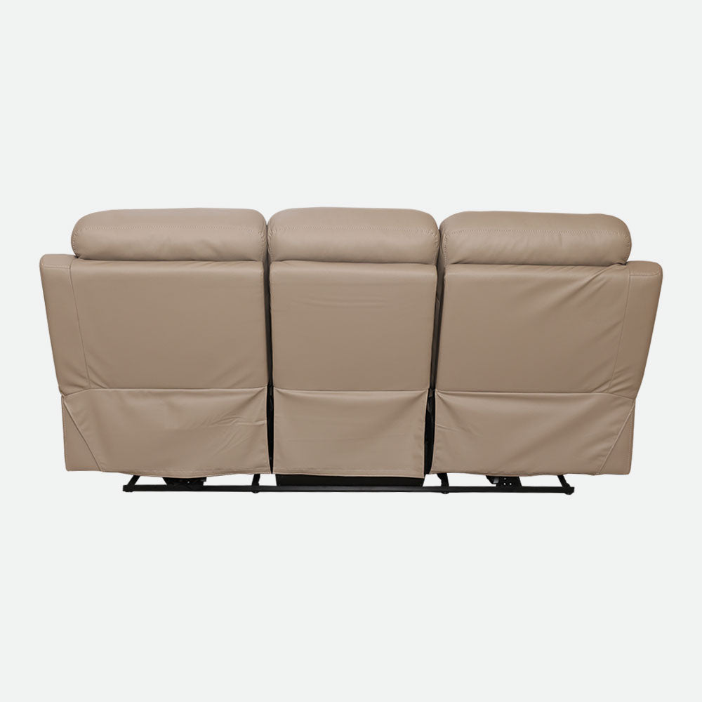 MAARK MOTORIZED RECLINER LEATHER SOFA SET (3R+2R) 1406-COFFEE HT