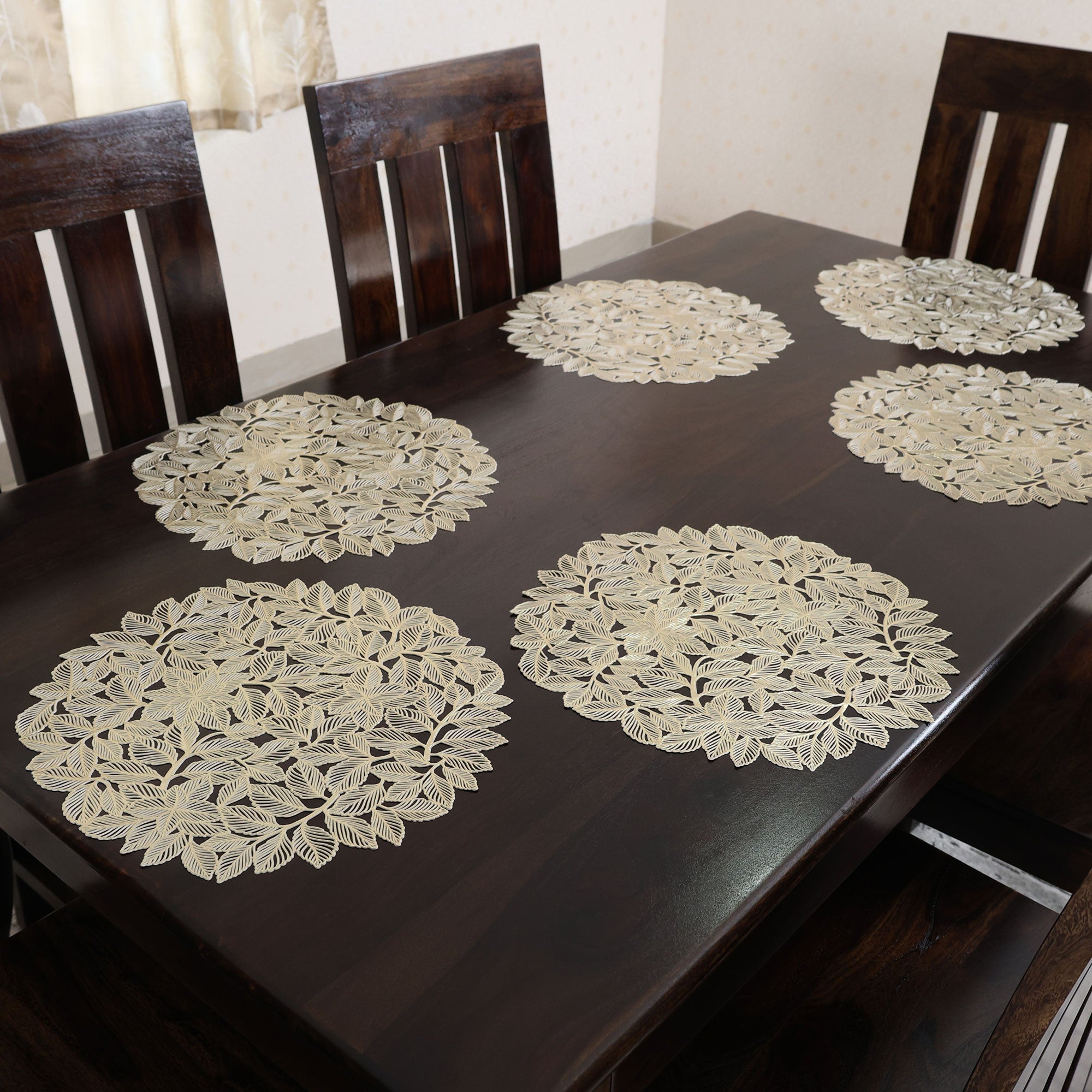 MAARK LEATHER PLACE MAT ROUND @18% CC