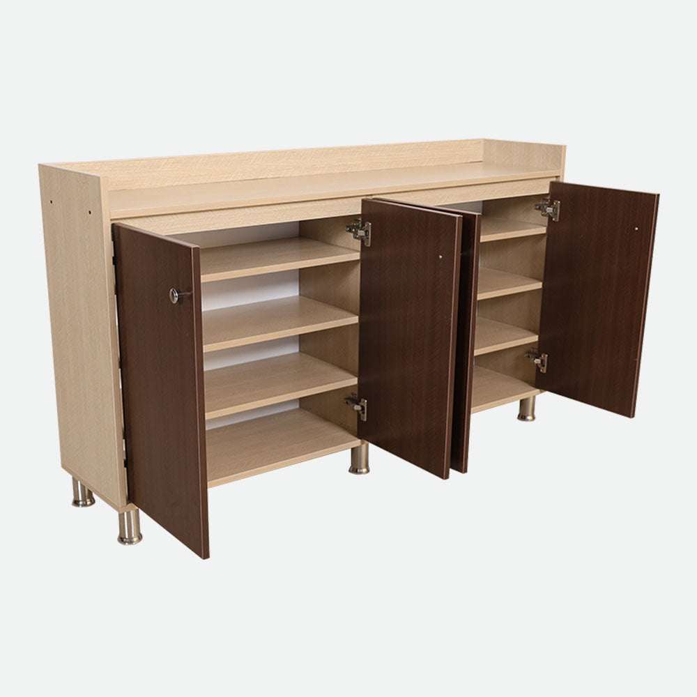 MAARK CARAMEL SHOE RACK 5*3