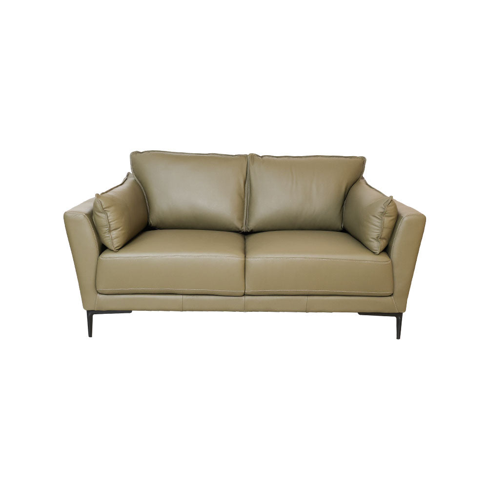 MAARK LEATHER SOFA SET (3+2) 6015 OLIVE GREEN ML