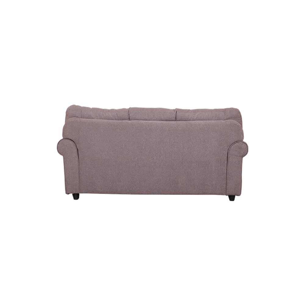 MAARK FABRIC THREE SEATER SOFA LINGA BROWN COLOUR