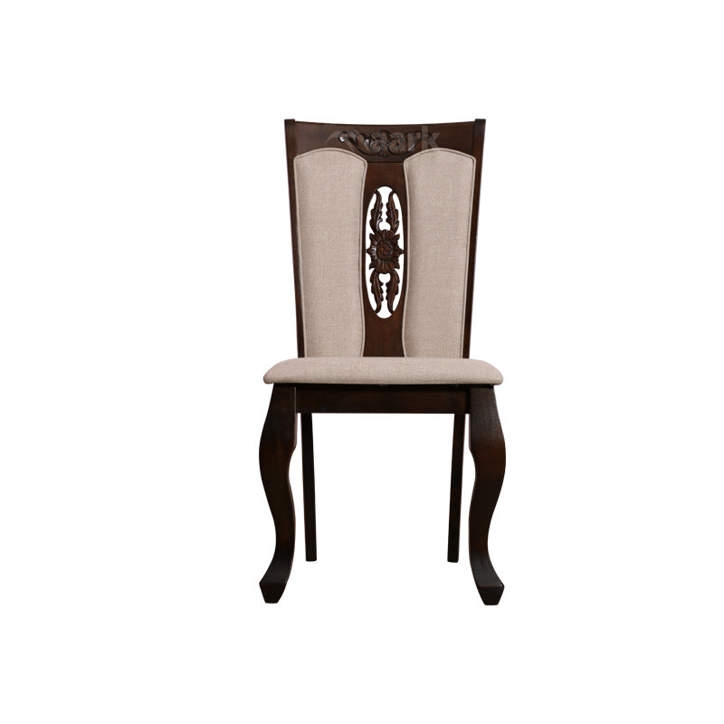 MAARK WOODEN TOP 6 SEATER DINING SET HOCKEY HT