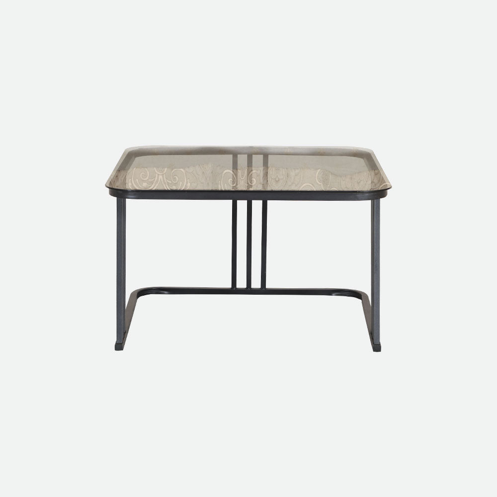 MAARK GLASS TOP COFFEE TABLE CJ-20 HT