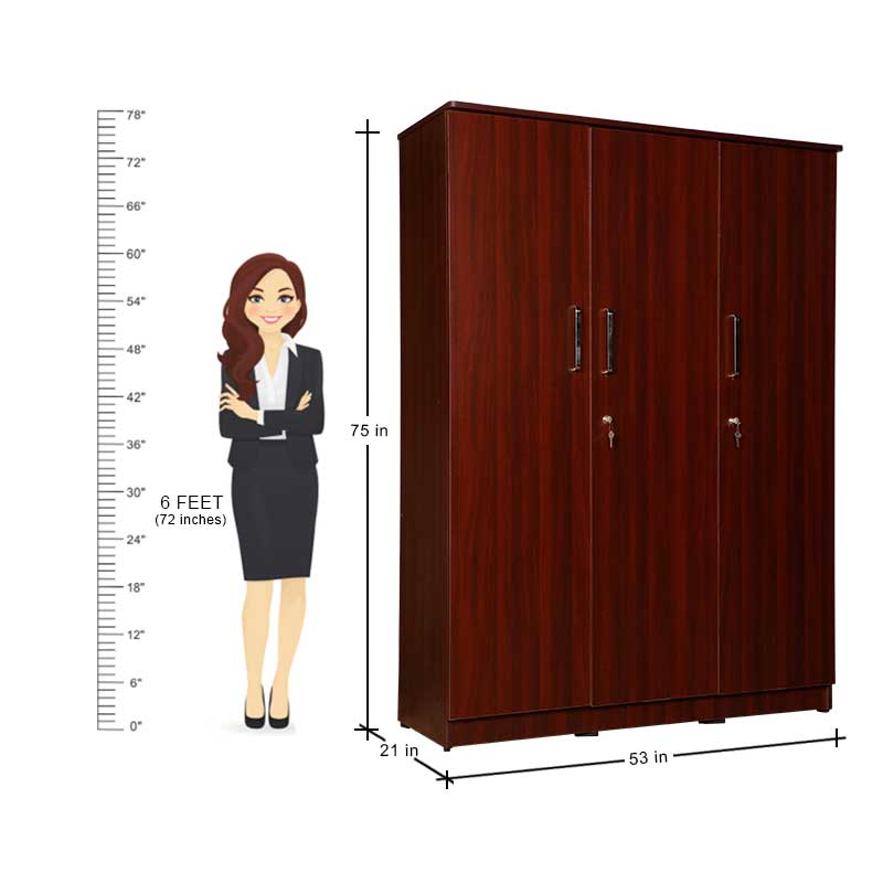 MAARK 3 DOOR WARDROBE TF STANDARD