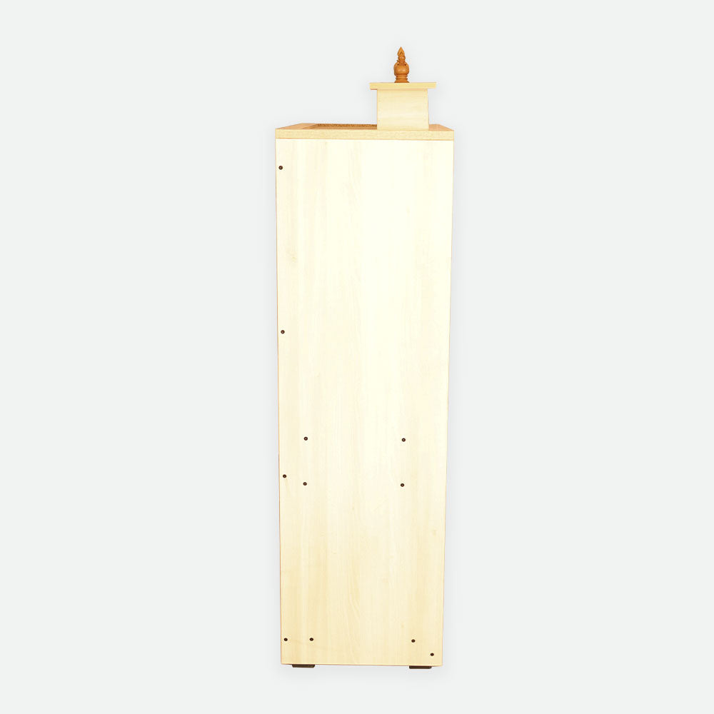 MAARK CNC SLIDING DOOR POOJA RACK 5 * 2.5 WITH KALASAM
