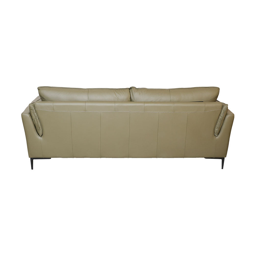 MAARK LEATHER SOFA SET (3+2) 6015 OLIVE GREEN ML