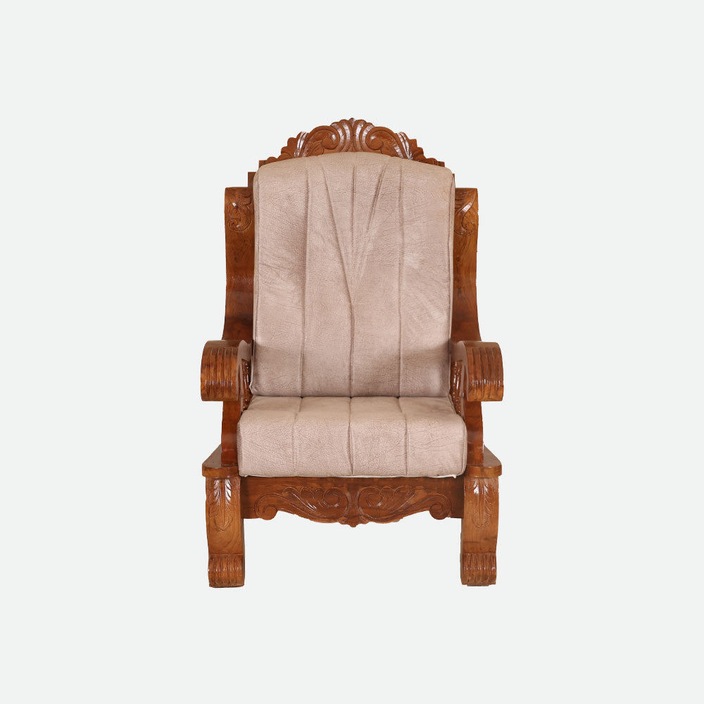 MAARK WOODEN SOFA SET (3+1+1) S-25 WCF