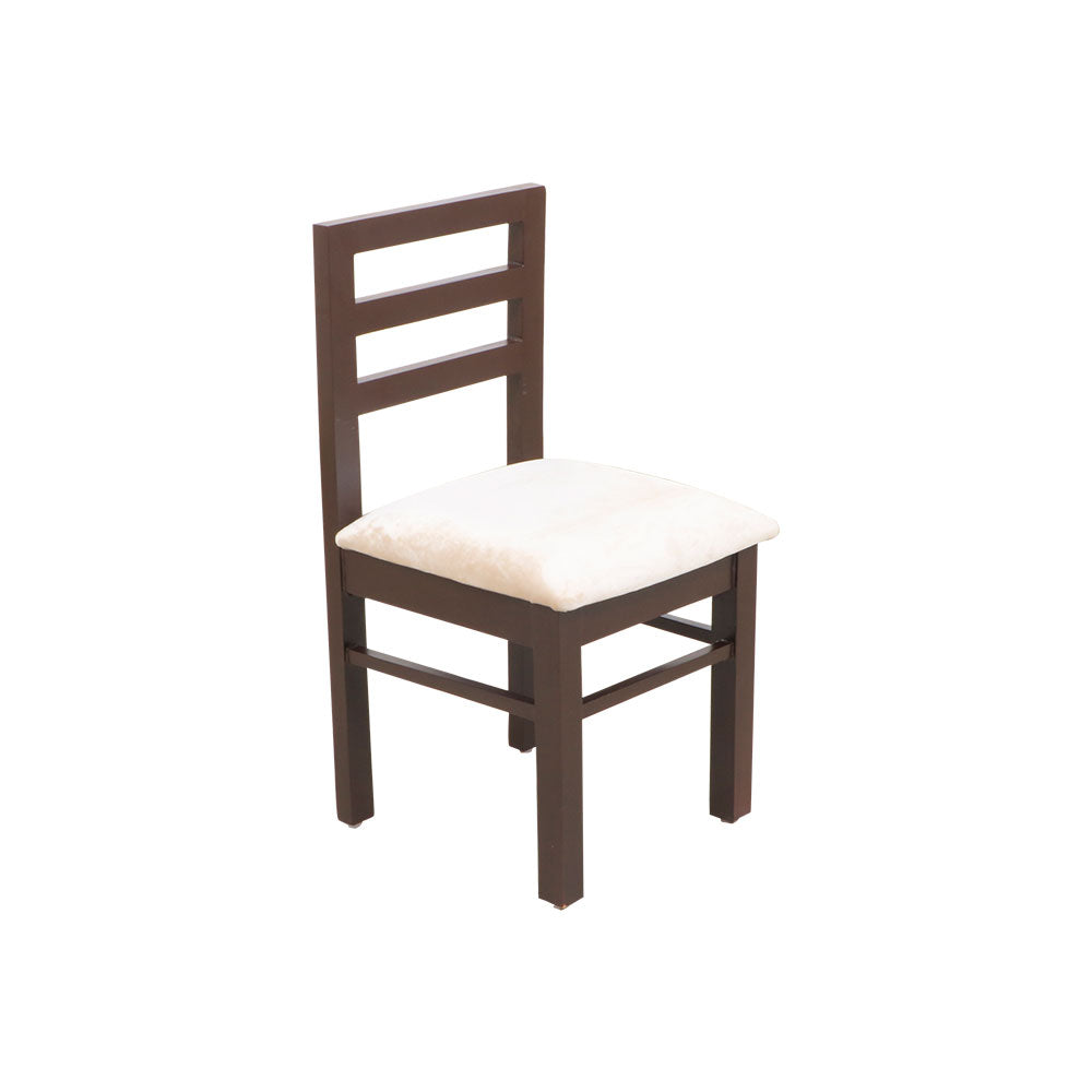 MAARK WOODEN TOP 6 SEATER DINING SET (5*3) STARTER WALNUT COLOUR