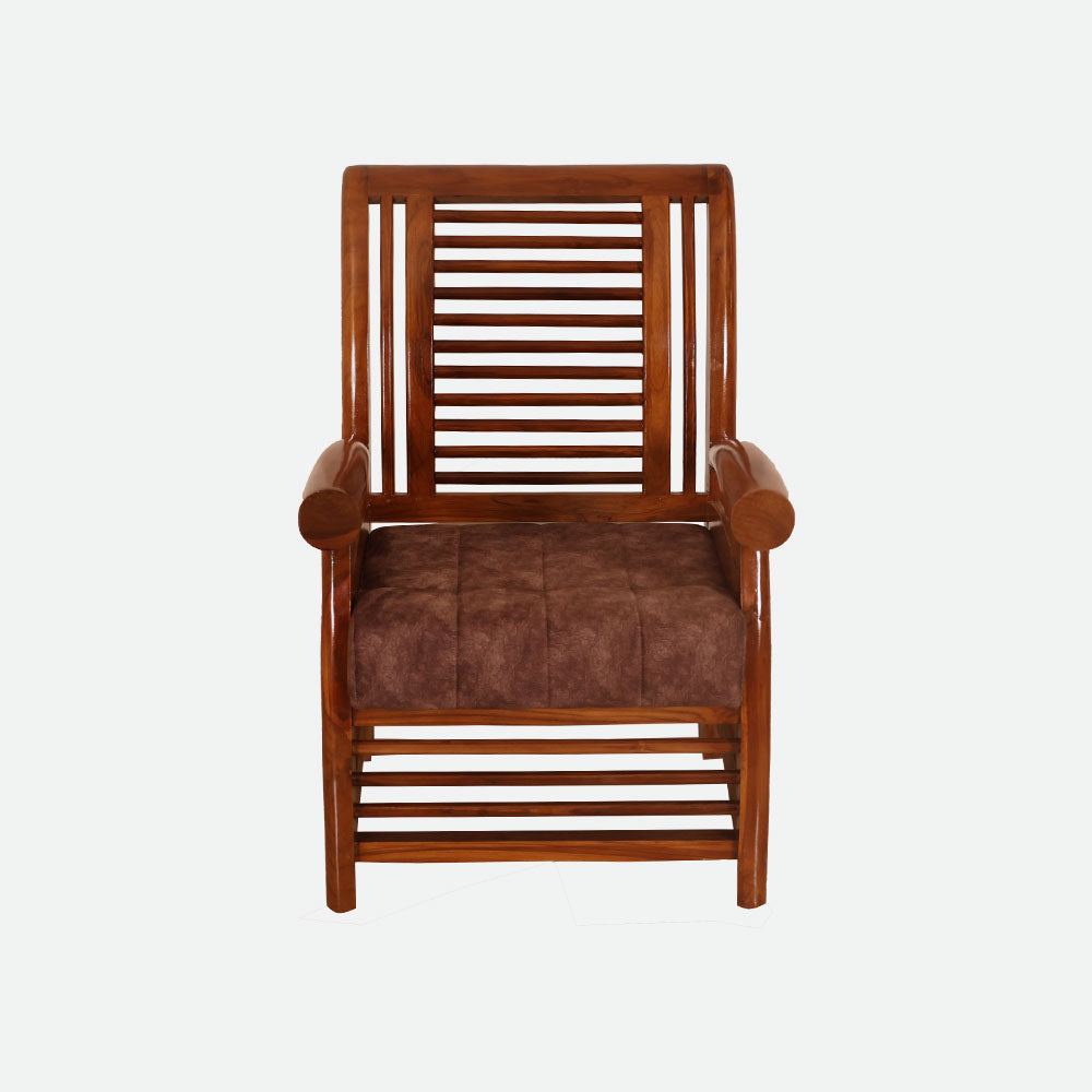MAARK WOODEN SOFA SET (3+1+1) S-28 WCF