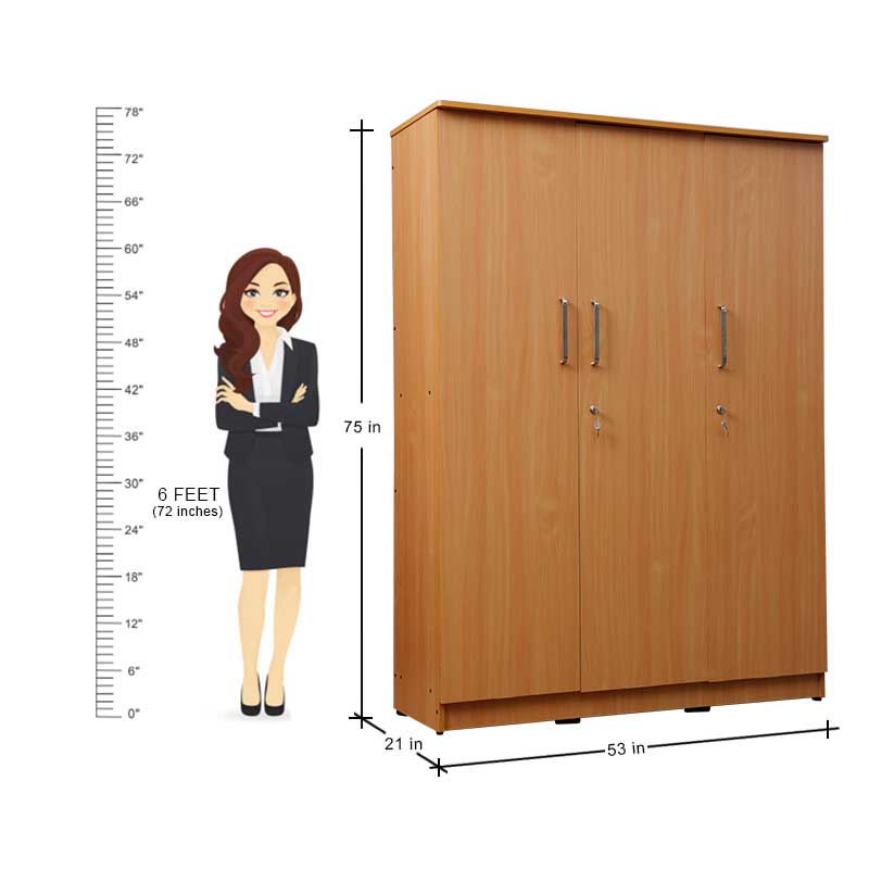 MAARK 3 DOOR WARDROBE TF STANDARD
