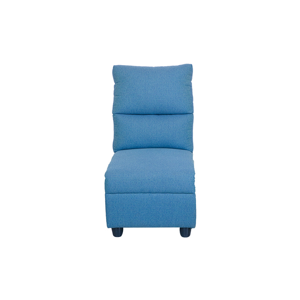 MAARK FABRIC CORNER SOFA 5 SEATER SAJINA BLUE COLOUR