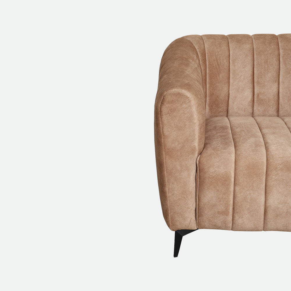MAARK FABRIC THREE SEATER SOFA FLOREDA