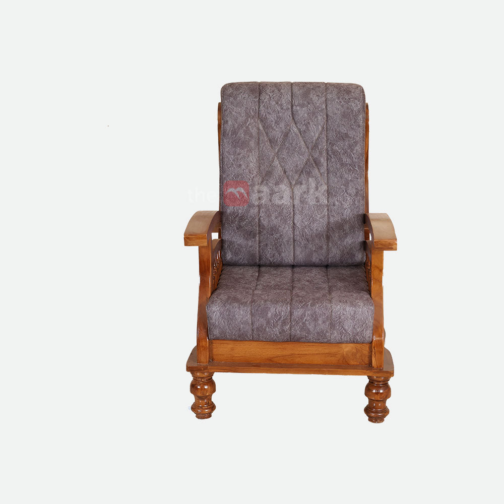 MAARK WOODEN SOFA SET (3+1+1) S-47 WCF