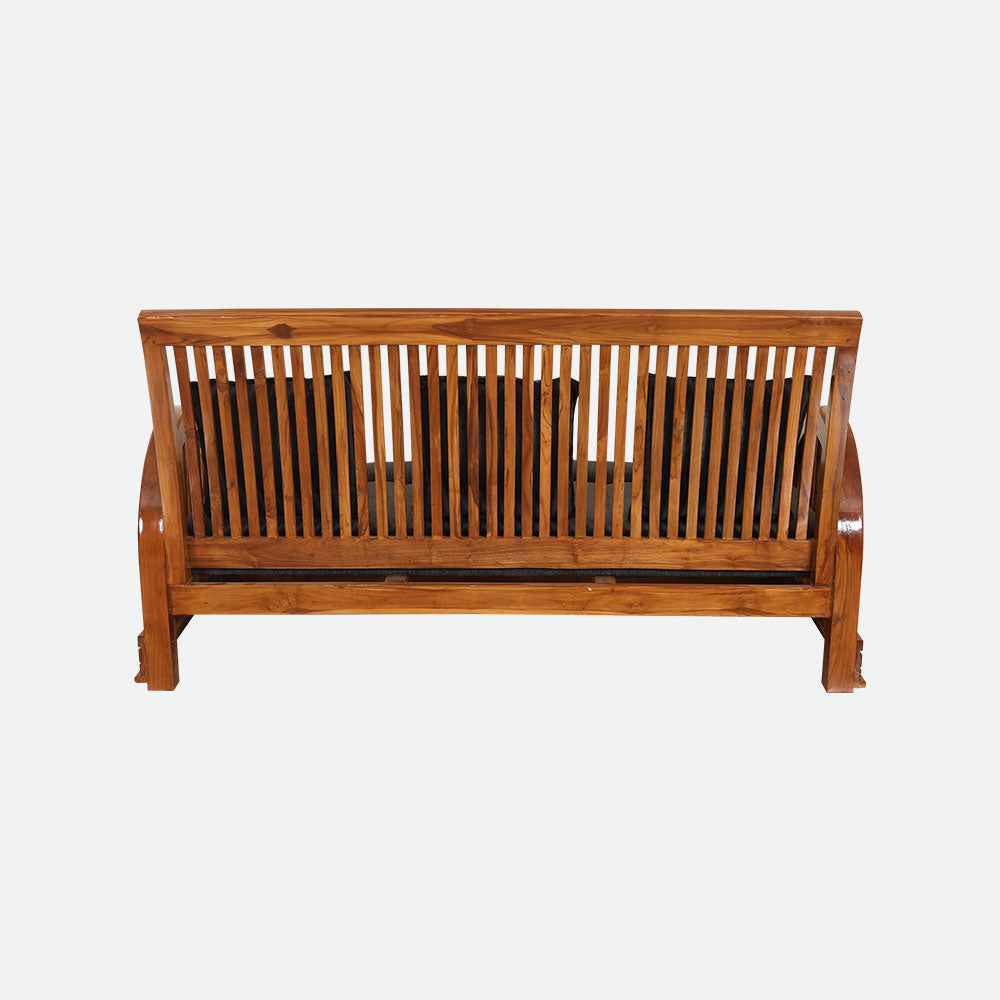 MAARK WOODEN SOFA SET (3+1+1) S-24 WCF