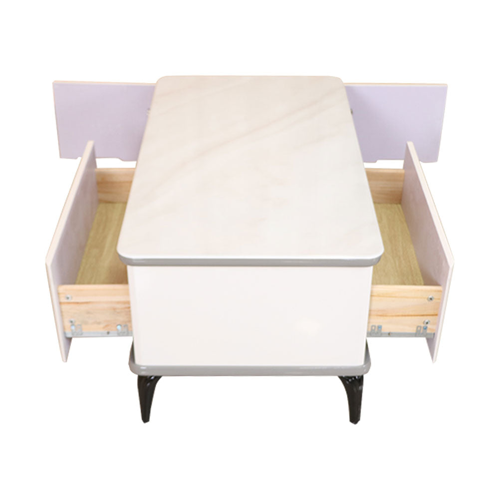 MAARK MARBLE TOP COFFEE TABLE 131 HT