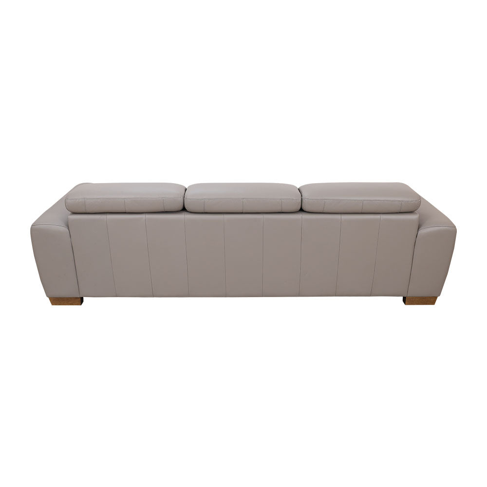 MAARK LEATHER SOFA SET (3+2) 6034 SMOKY GRAY ML