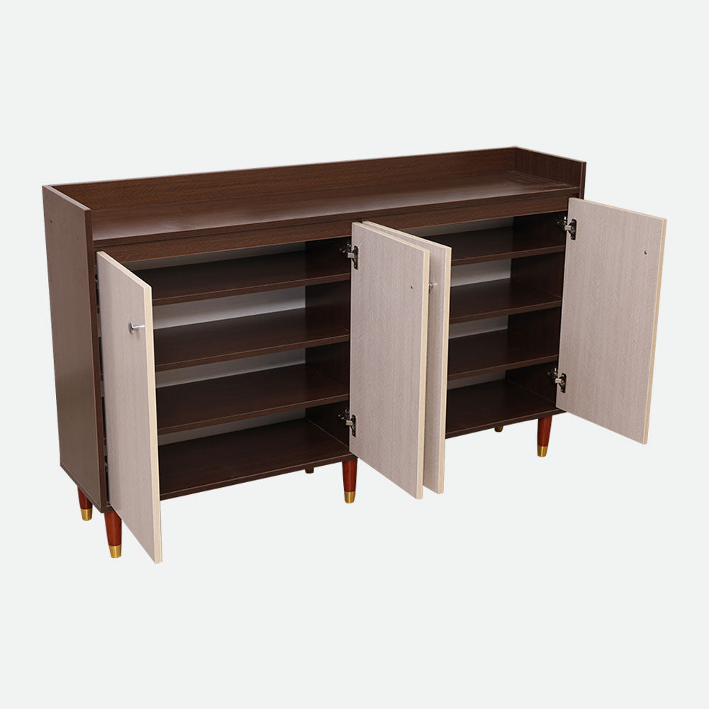 MAARK CARAMEL SHOE RACK 5*3