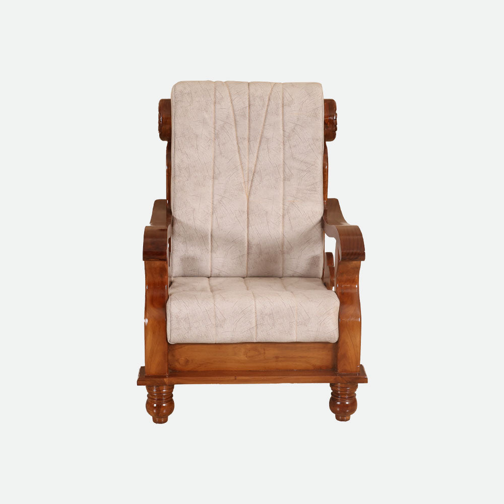 MAARK WOODEN SOFA SET (3+1+1) S-41 WCF