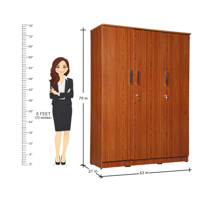 MAARK 3 DOOR WARDROBE TF STANDARD