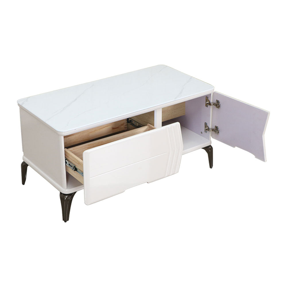 MAARK GLASS TOP COFFEE TABLE 142 HT